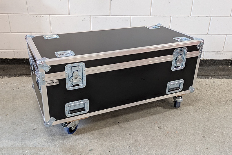 Flightcase voor ShowTex EasyDrape FOH, deksel dicht - Orange Cases, OrangeCases