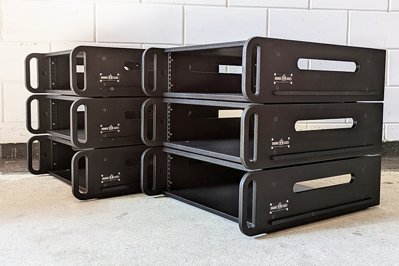 Slide Rack 3HE hoog, 6 stuks, 19 inch - Orange Cases, OrangeCases